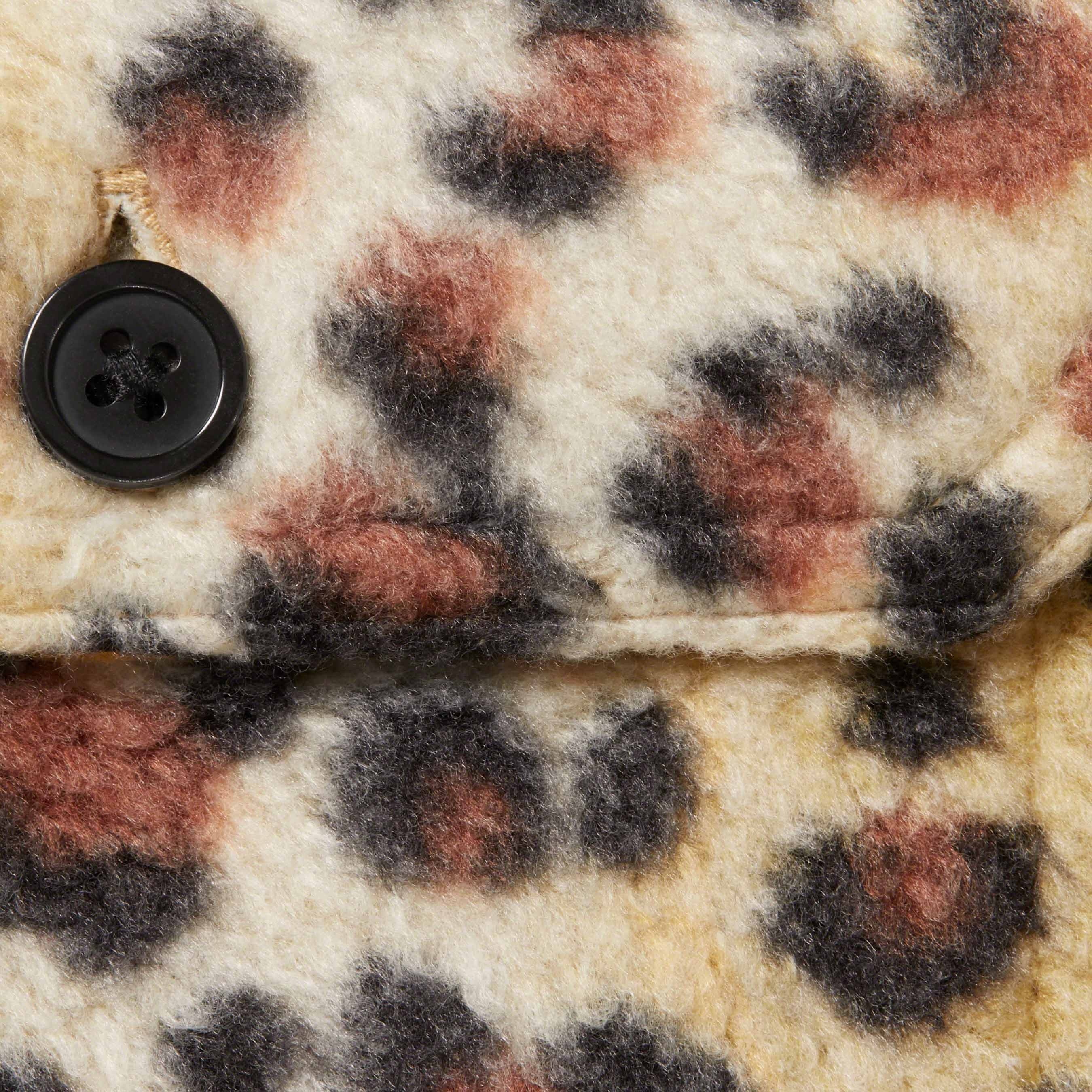 Fleece Zip Up Hooded Shirt view 2